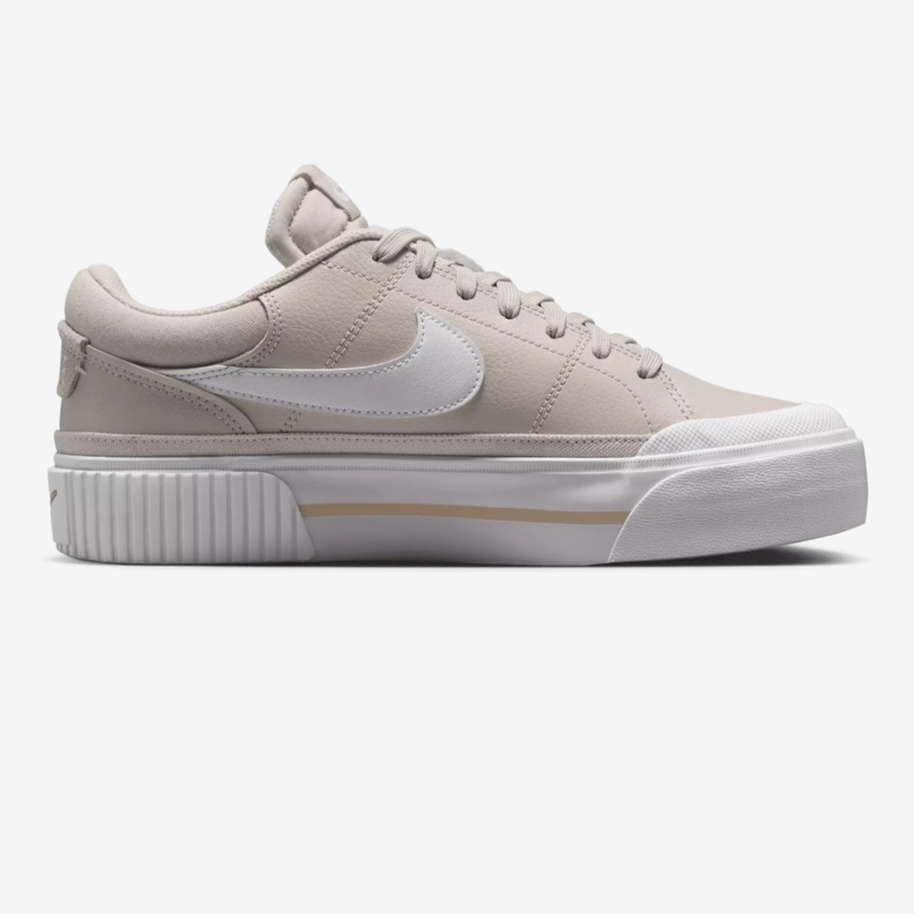 Nike • NIB Court Legacy Lift Sneakers • Light Orewood Brown/Phantom/White • Sz 7 - Picture 2 of 9